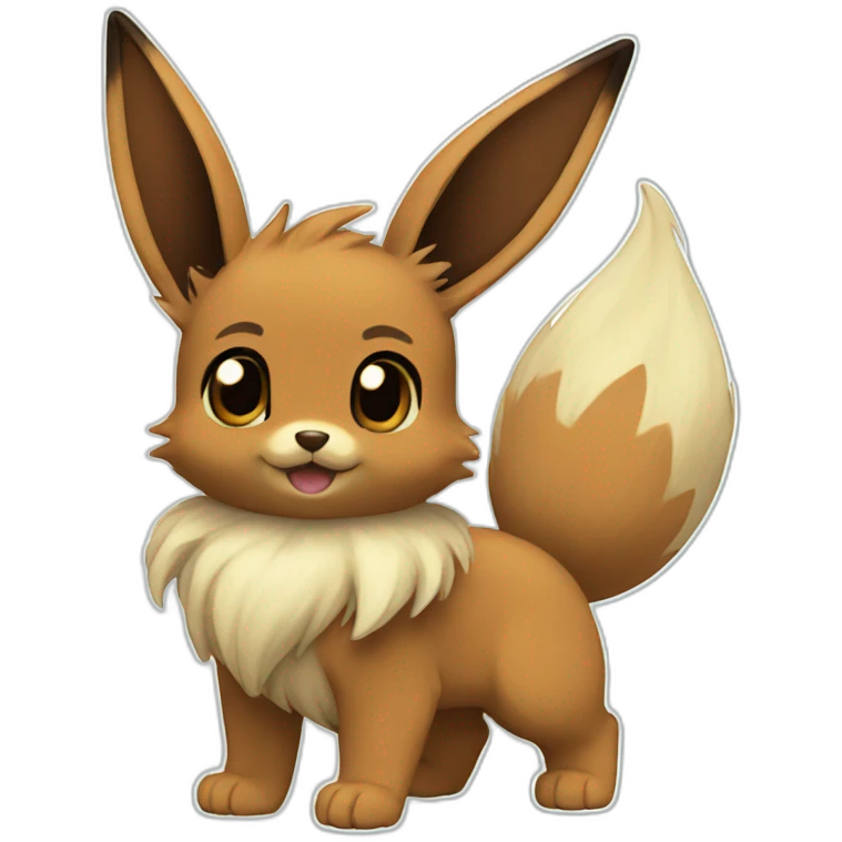 eevee wave emoji