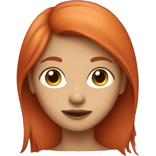 Red-haired girl emoji