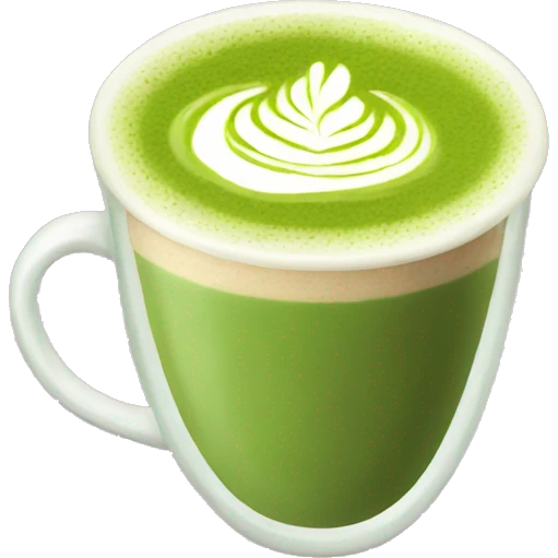 Matcha latte  emoji