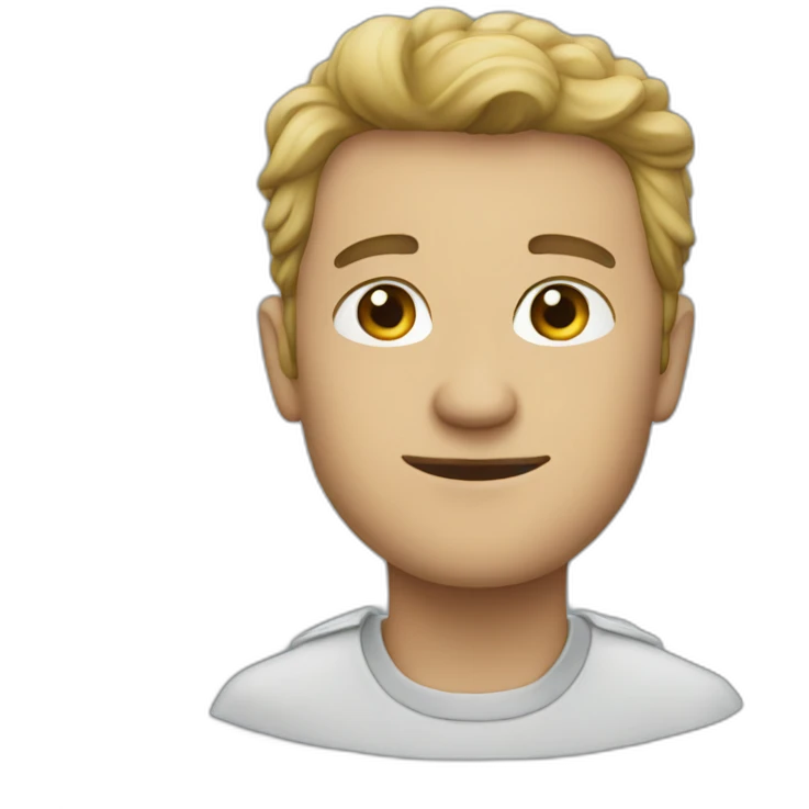 a man in the sky emoji