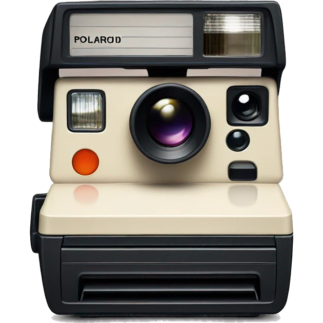 Polaroid camera emoji