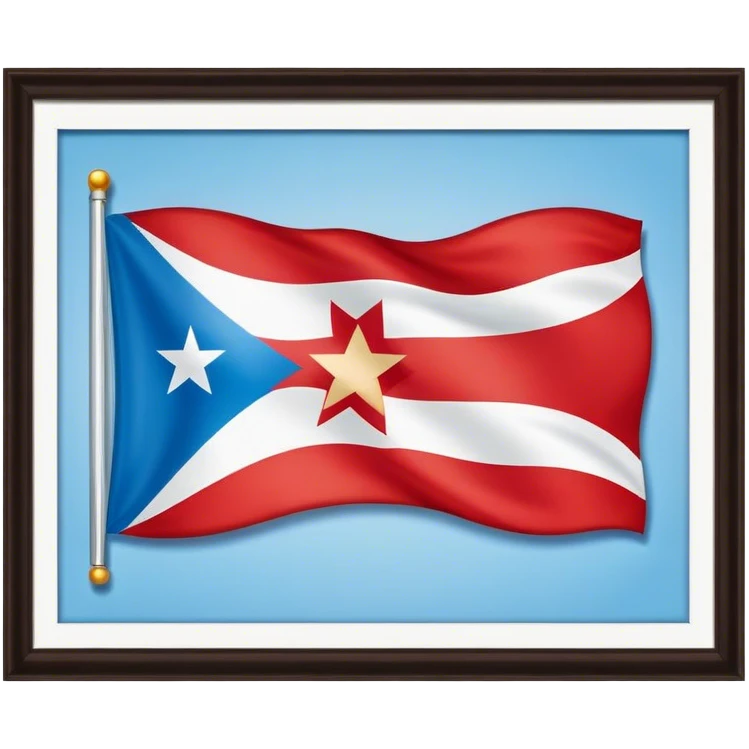 Chicago flag four stars emoji