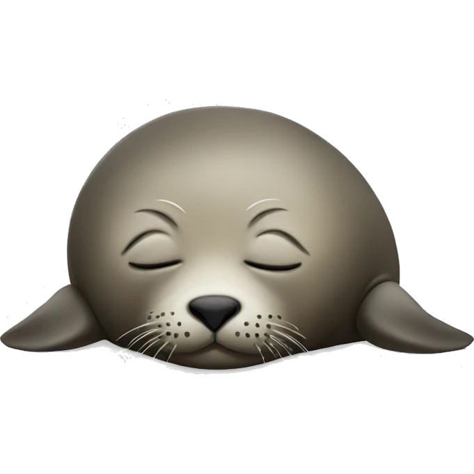 Seal sleeping emoji