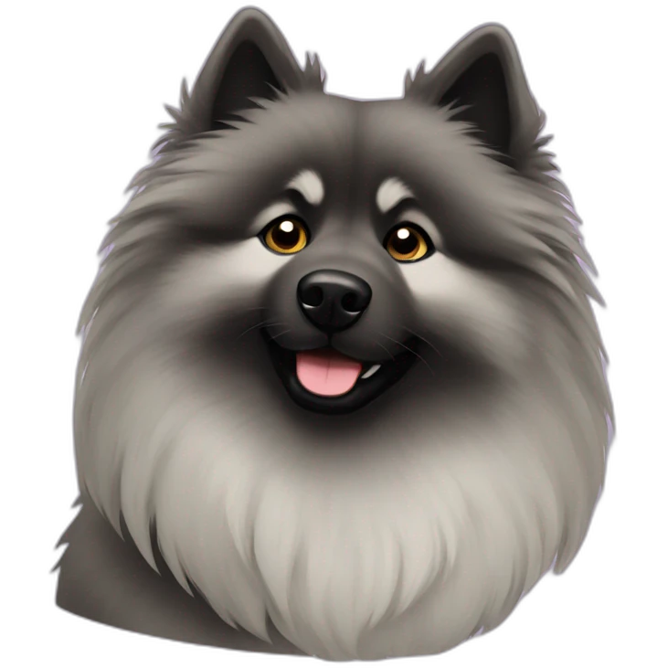 Keeshond emoji