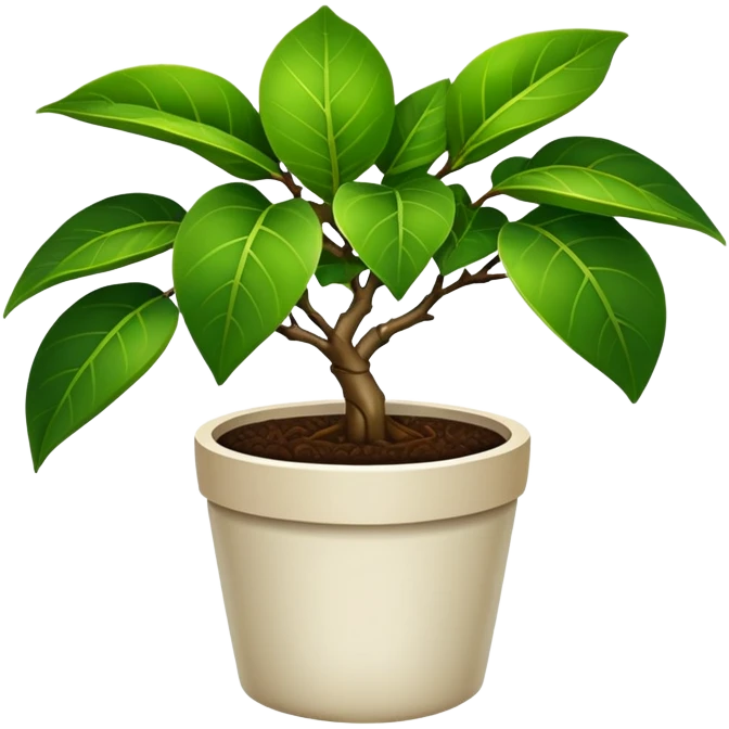 Ficus plant emoji