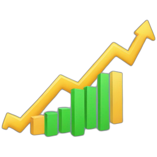 raising trading chart emoji