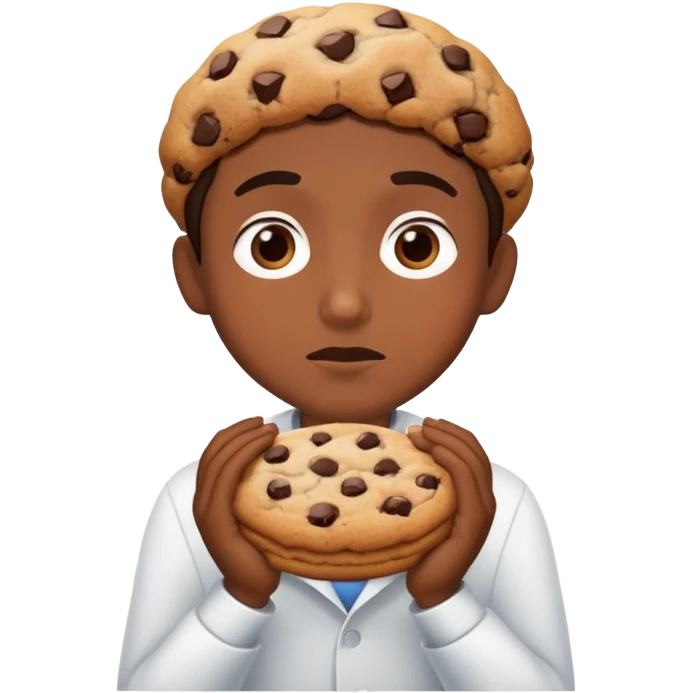 waiting hungry for cookie to be ready emoji