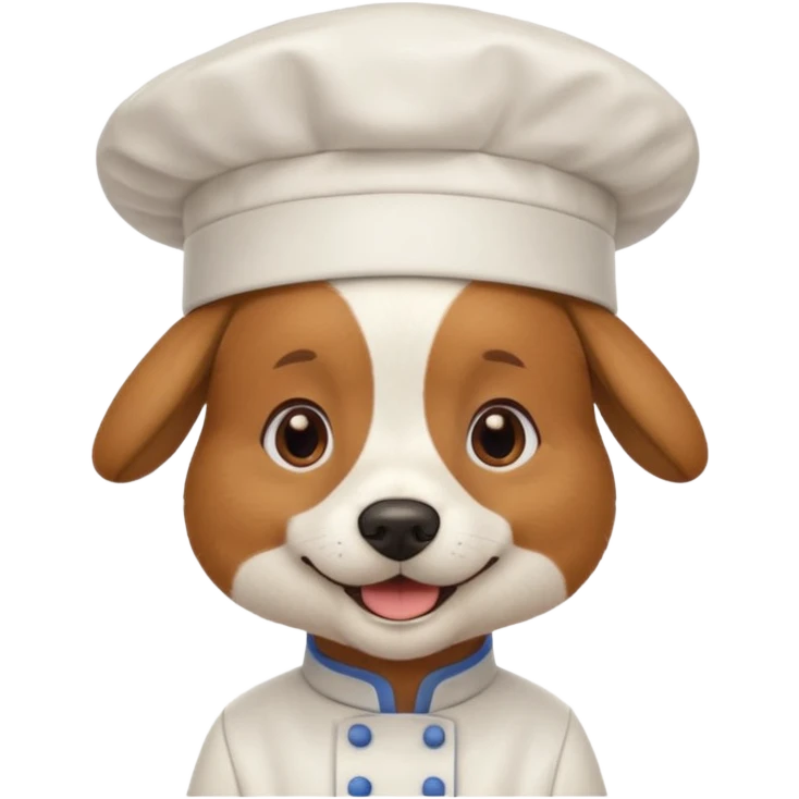 chef dog emoji
