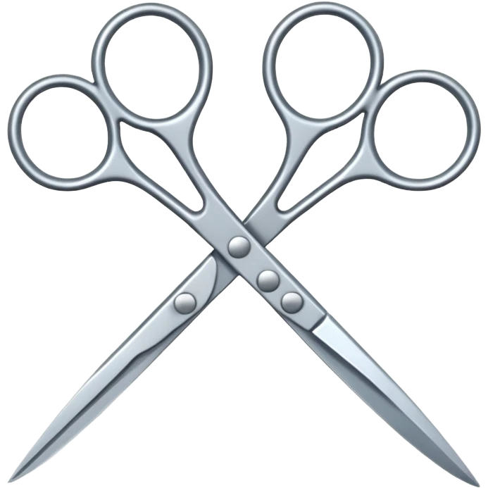 Two sissor intersect emoji