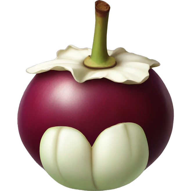 mangosteen  emoji