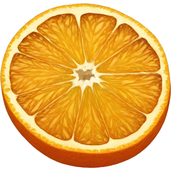 Dried orange slice  emoji