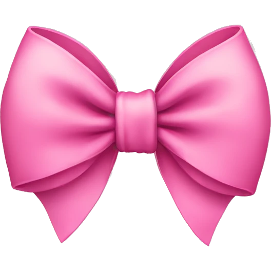 Cute bow emoji