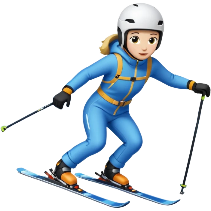skiing emoji