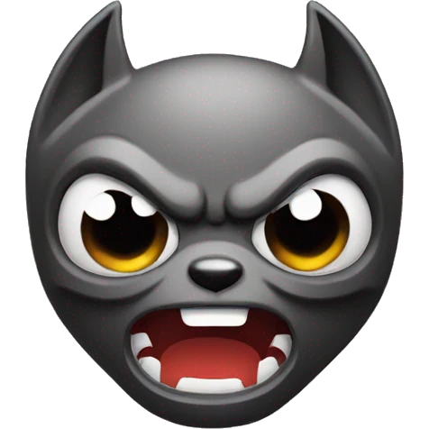 fighting angry bat emoji