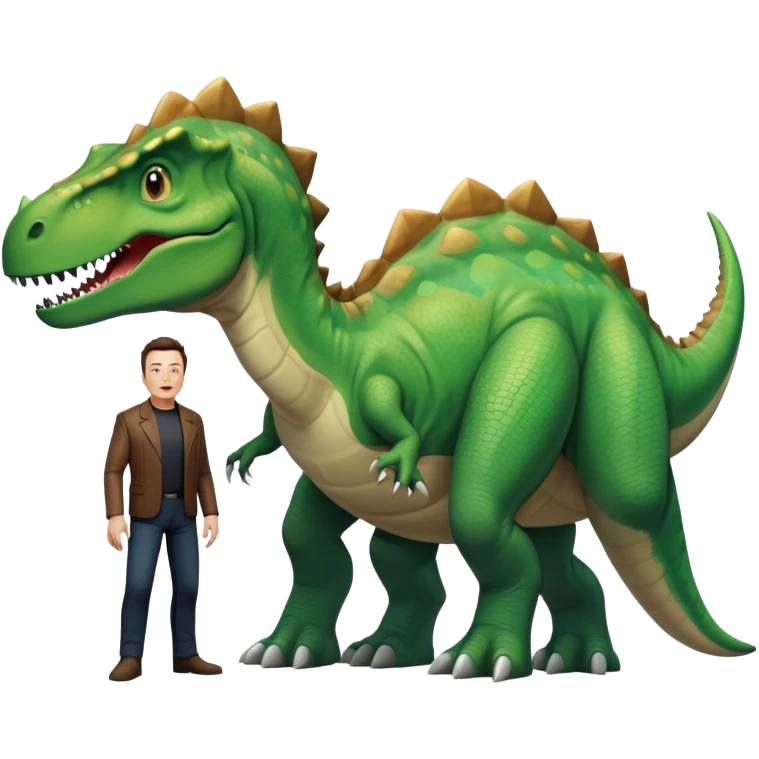Elon musk dinosaur  emoji