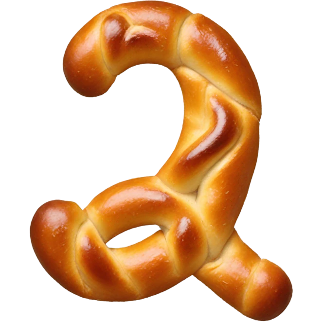 S shaped pretzel emoji