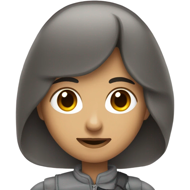 Красный маникюр у девушки emoji