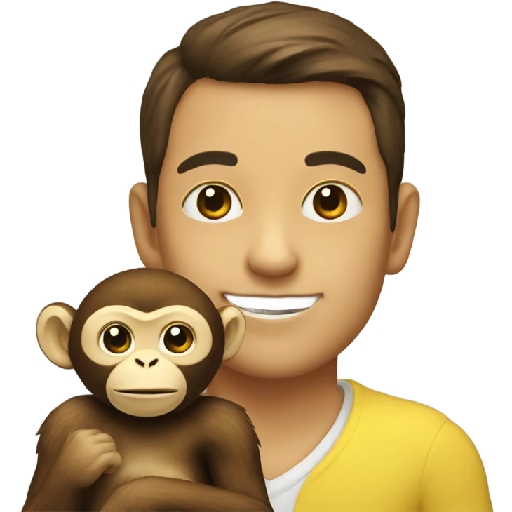 Me With A monkey And A banana emoji