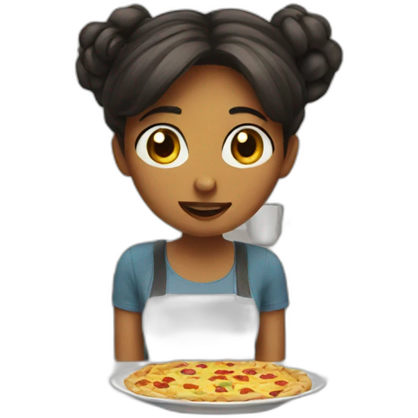 Hungry girlfriend emoji