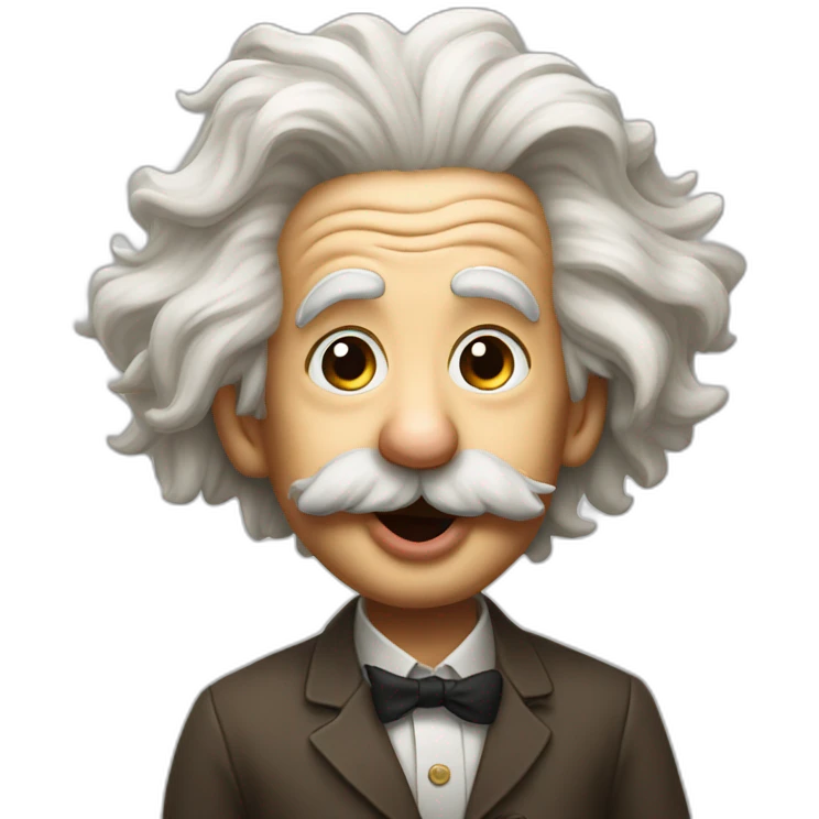 einstein stick tongue out emoji