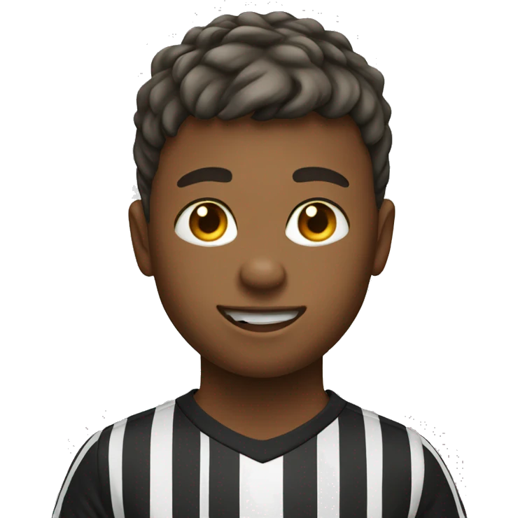 a boy who plays soccer emoji