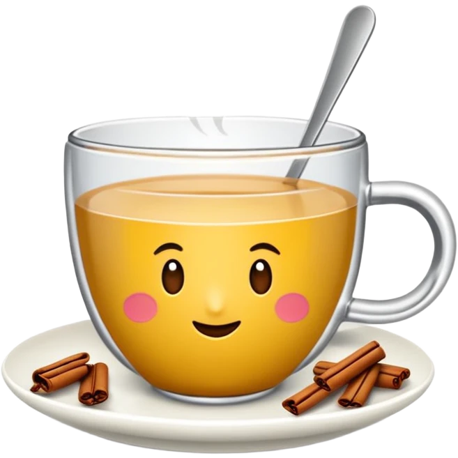 Küçük bardakta çay emoji