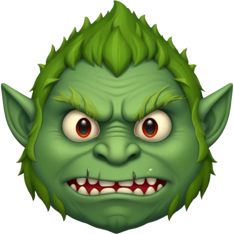 Trolls face emoji