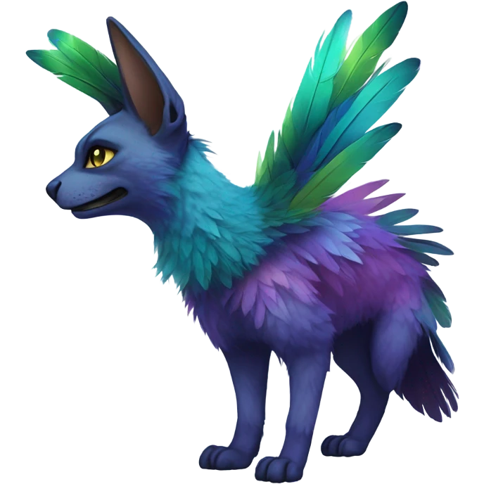 colorful Trico Fursona emoji