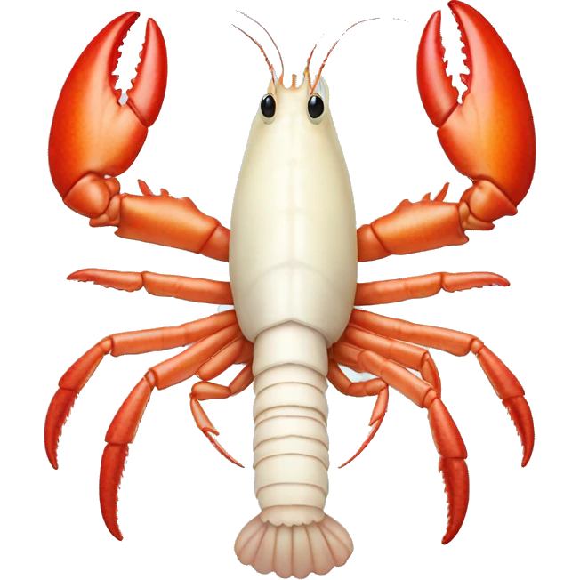 Albino lobster  emoji