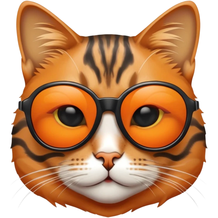 Cat wearing sunglasses emoji