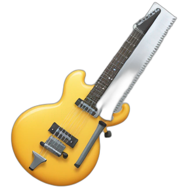 Musical saw emoji