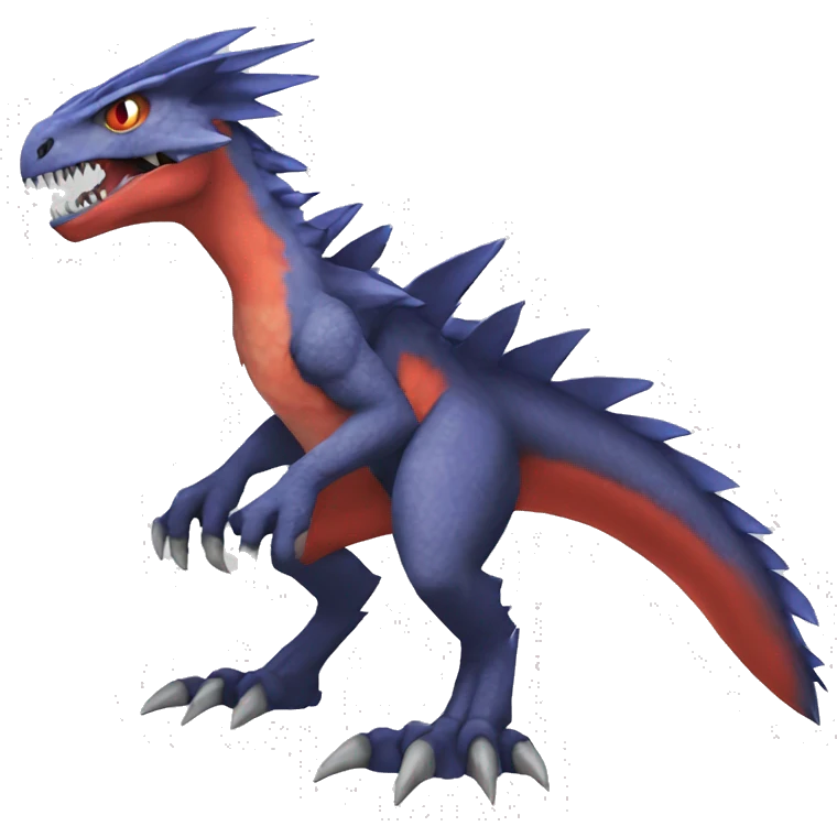  Cool Edgy Digimon-Fakemon-Guilmon-Velociraptor-Dragon full body emoji