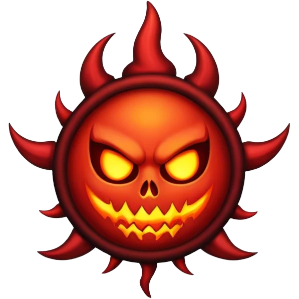 hell dark emblem  emoji