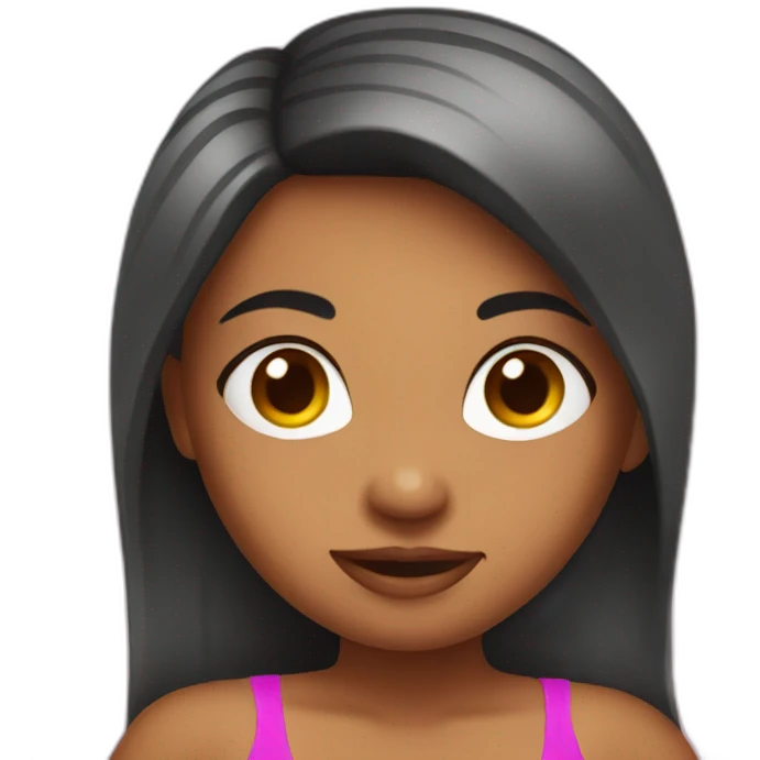 Girl in bikini emoji