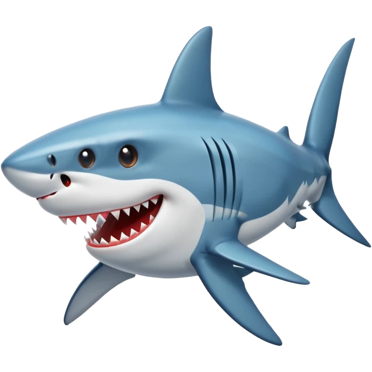 Shark funny 500x500 px emoji