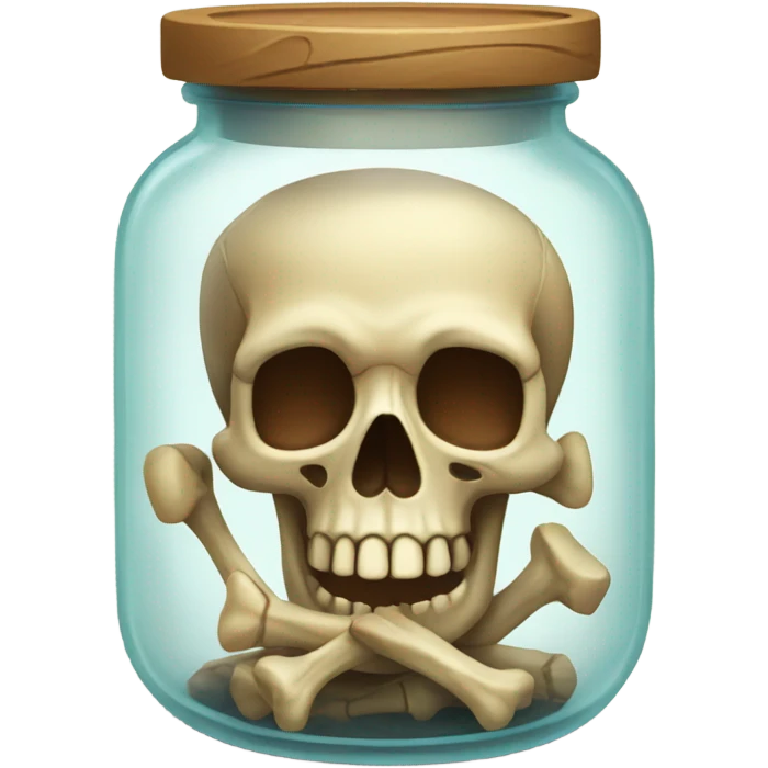 bones in a jar emoji