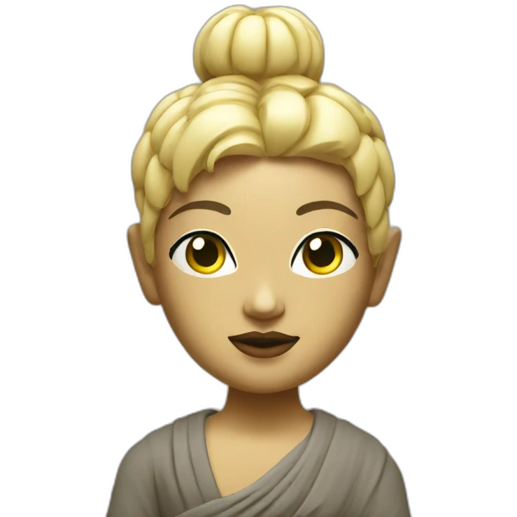 buddha model blondie emoji