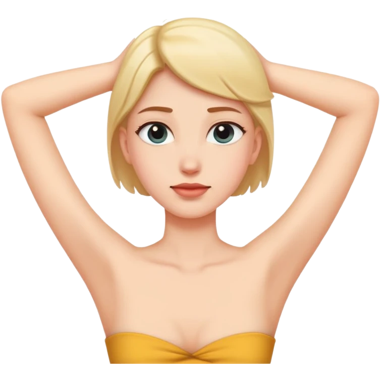 hands over neck  emoji