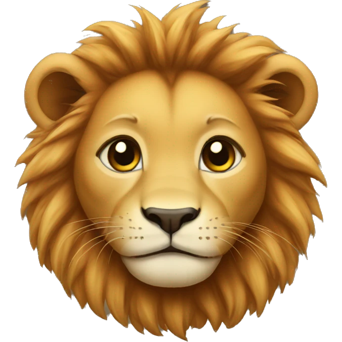 lion baby emoji