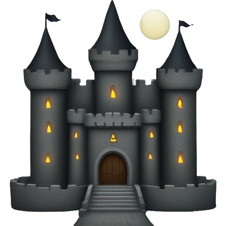 Dark castle emoji