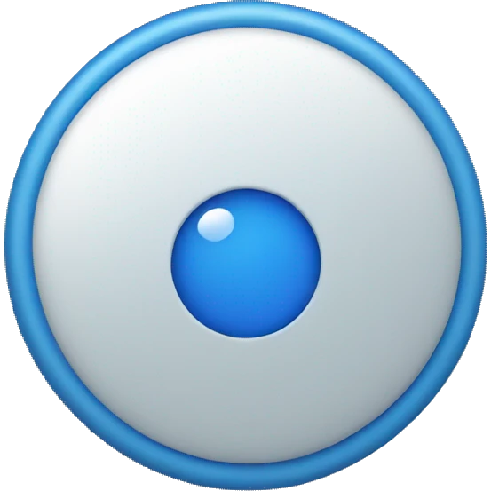 Blue Round Between tick emoji