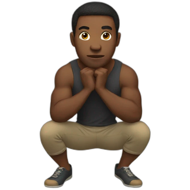 Squat emoji