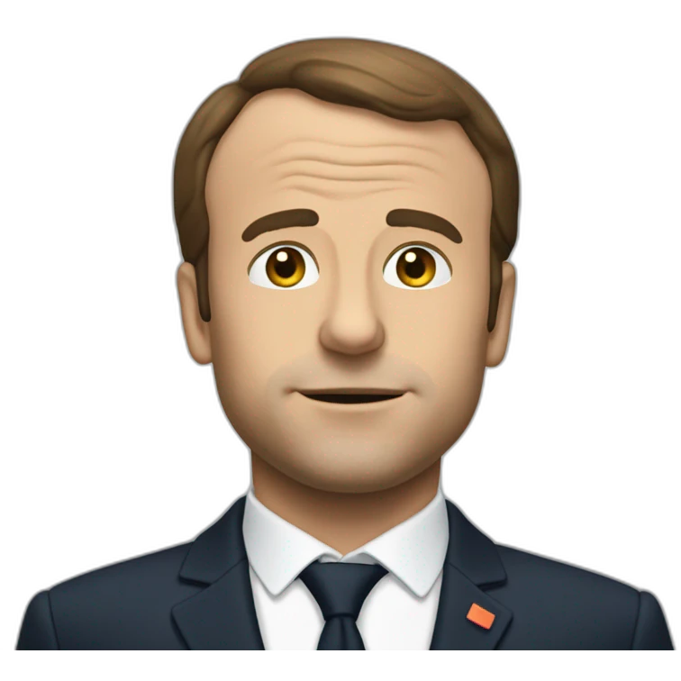 Macron qui dort emoji