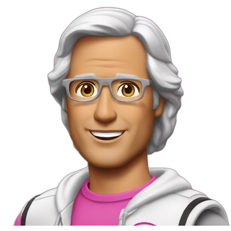 chevy chase as barbie emoji