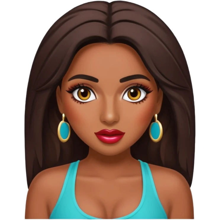 Huda from Love Island crashout face emoji emoji