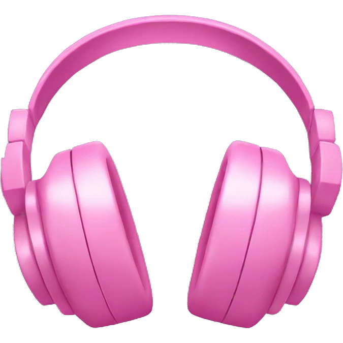Headphones with pink bows emoji