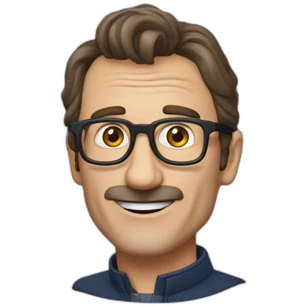 Fusion entre un bernard l'hermite et Thierry Lhermitte emoji