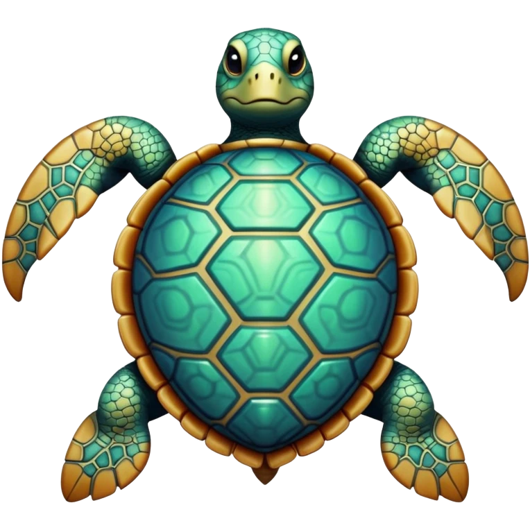 turtle god with divine powers emoji