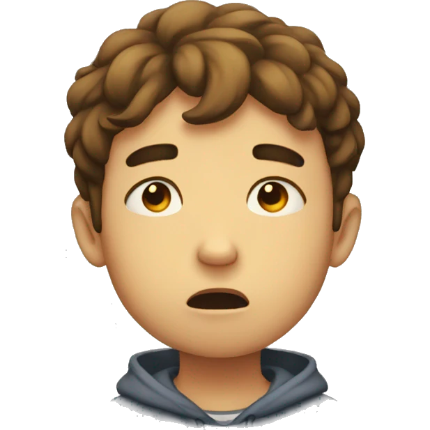 sad boy cry emoji
