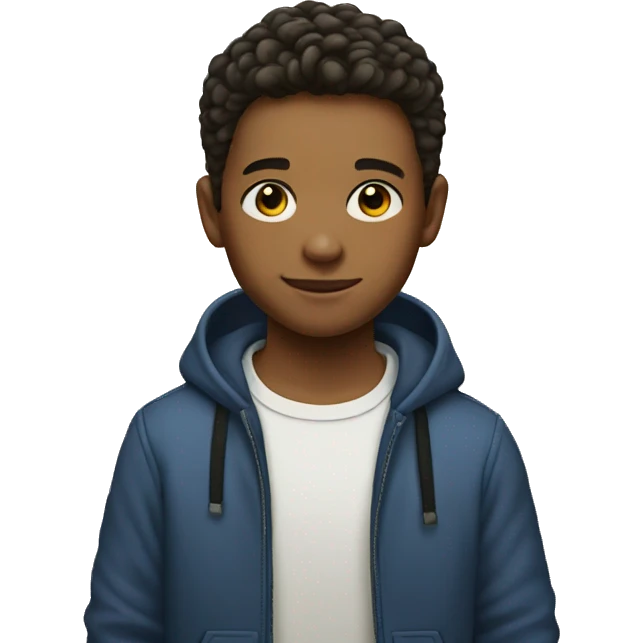 indoor portrait of a boy emoji